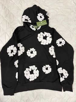 Denim Tears Cotton Wreath Hoodie Black