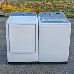 Samsung Topload washer And Dryer Set
