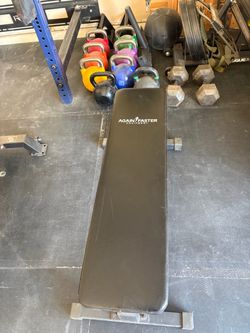 Flat bench and incline adj bench
