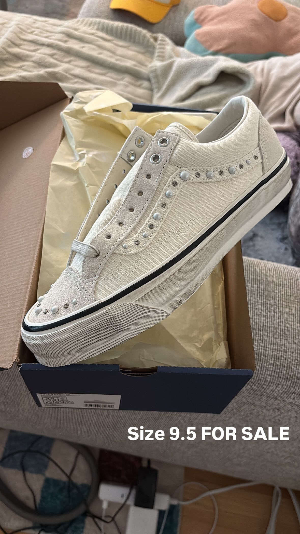 Vans Old Skool 36 Lx Pearlized Marshmallow Satoshi Nakamoto Souvenir