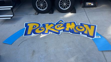 Collectors Pokémon Cardboard Sign