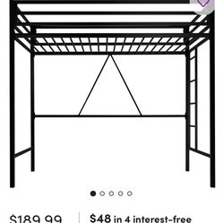 Twin Loft Bed Frame 