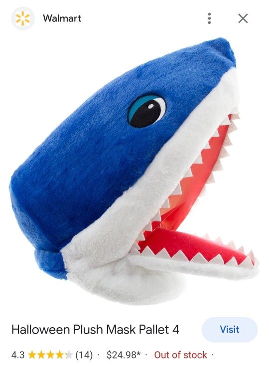 OVER SIZED SHARK HEAD / MASK