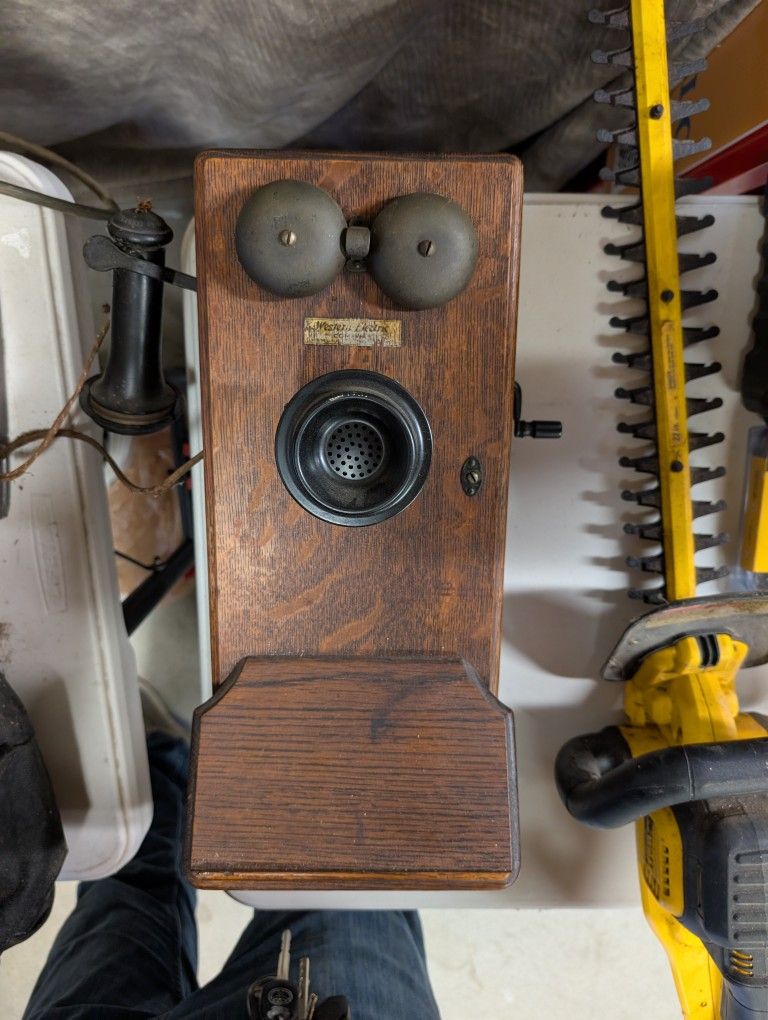 Antique Phone Webster Electric 100+ Years Old