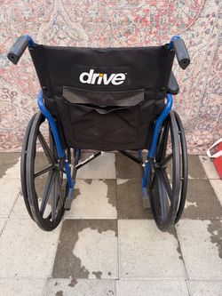 Drive Medical Wheelchair with Blue Frame