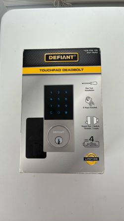 Touchpad deadbolt