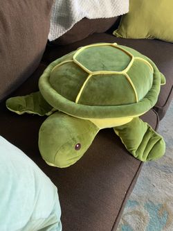 Life size plushie Turtle 22in