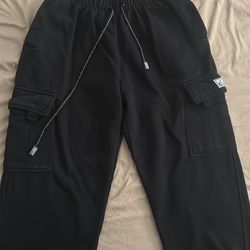 Pro Club Black Cargo Sweatpants