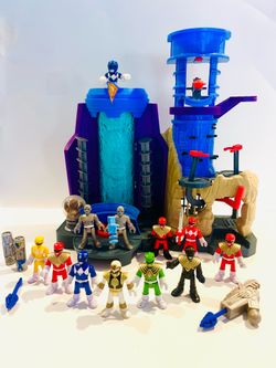 Imaginext Power Rangers Command Center with figures and accessories