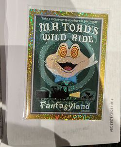 Mr. Toad Wild Ride Gold Foil #’d /55