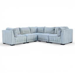 5 Piece Large Modular Sectional Couch Sofa Sala Sillones