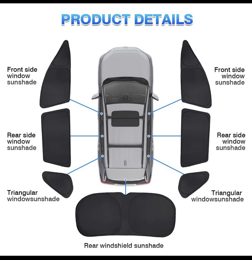 Custom Toyota Rav4 Privacy Sunshade