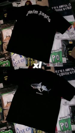 Palm Angel never worn black tee shirts and size XL