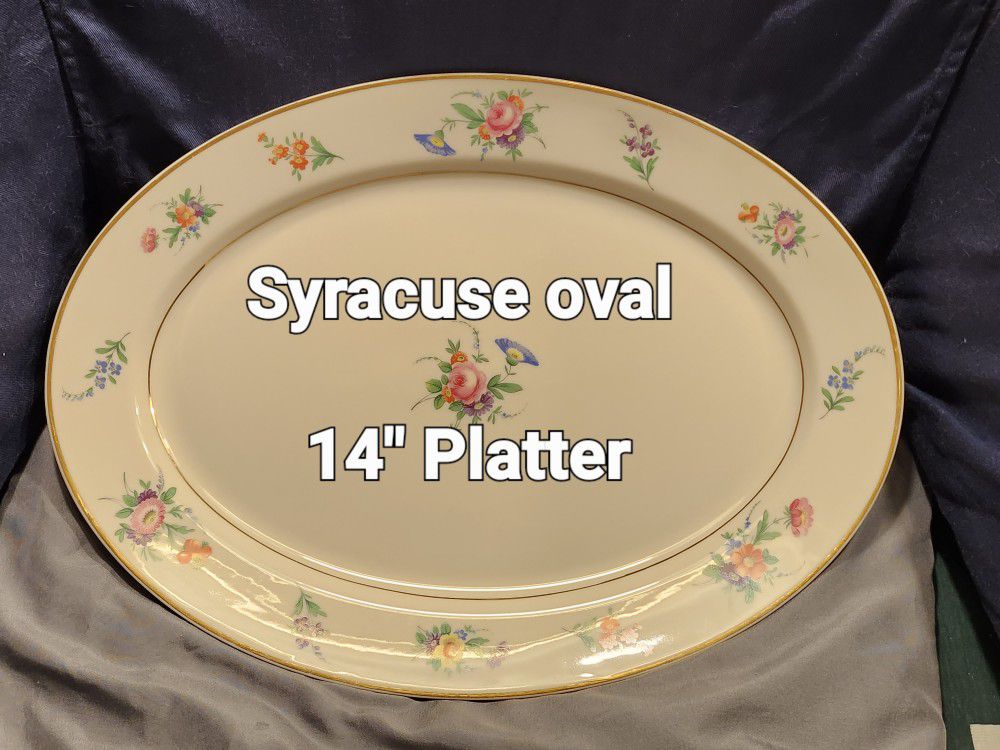 Syracuse 14" Platter 