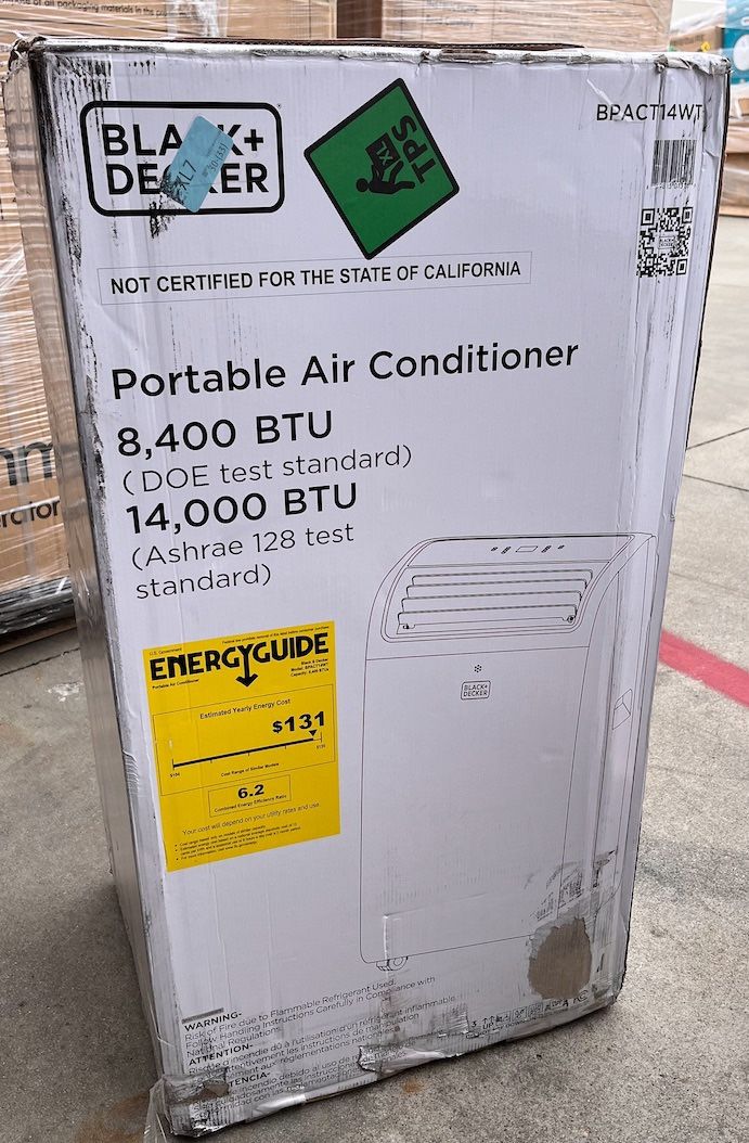 BLACK+DECKER Air Conditioner, 14,000 BTU Air Conditioner Portable for Room  and Heater up to 700 Sq. Ft. with Remote Control, White for Sale in Fort  Lauderdale, FL - OfferUp