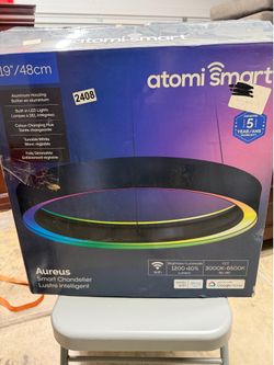 NEW Atomi Smart Aureus 19” LED Smart Chandelier