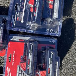 Milwaukee M18 3.0 High Output Battery $55 Each $100 For Two