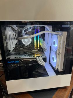 NZXT H510 H Series Gaming Desktop PC Mid Tower Liquid Cooling RGB White/Black