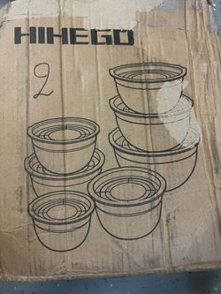 HIHEGO Bowl Set with Lids