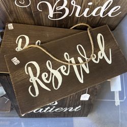 Wedding Signs