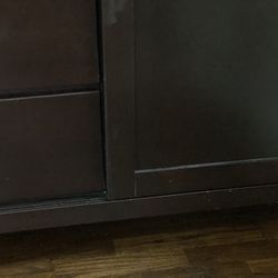 Three Drawer Cabinet With Shelves