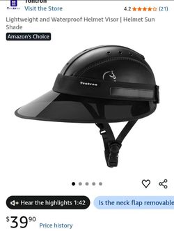 Lightweight and Waterproof Helmet Visor | Helmet Sun Shade