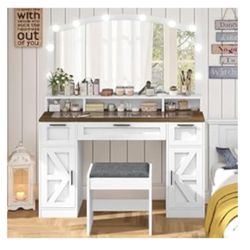 Rustic, Farmhouse Vanity Pottery Barn Style