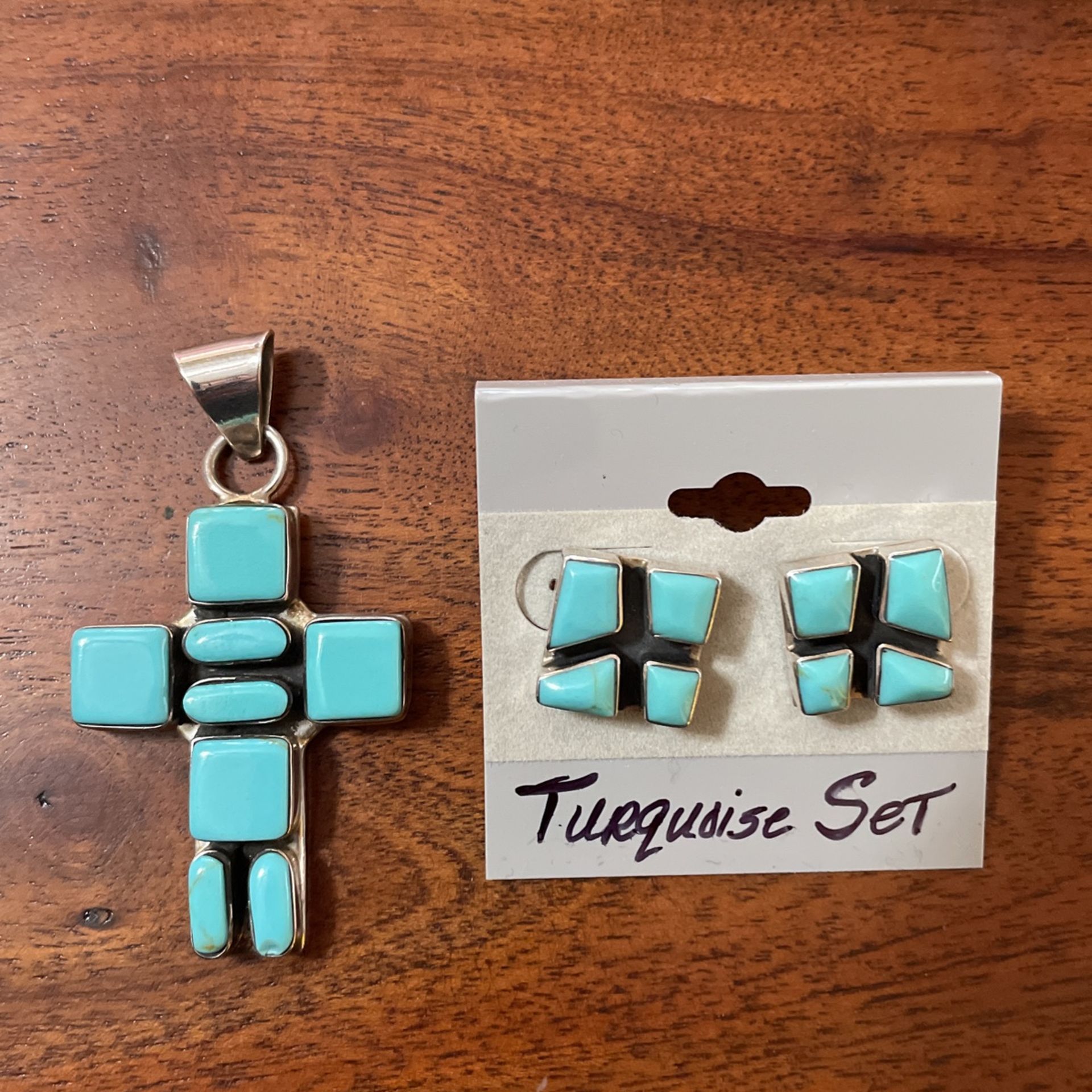 Pendant And Earrings