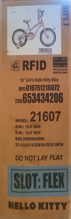 Brand new girls bike Hello kitty theme (The nice weather is approaching
