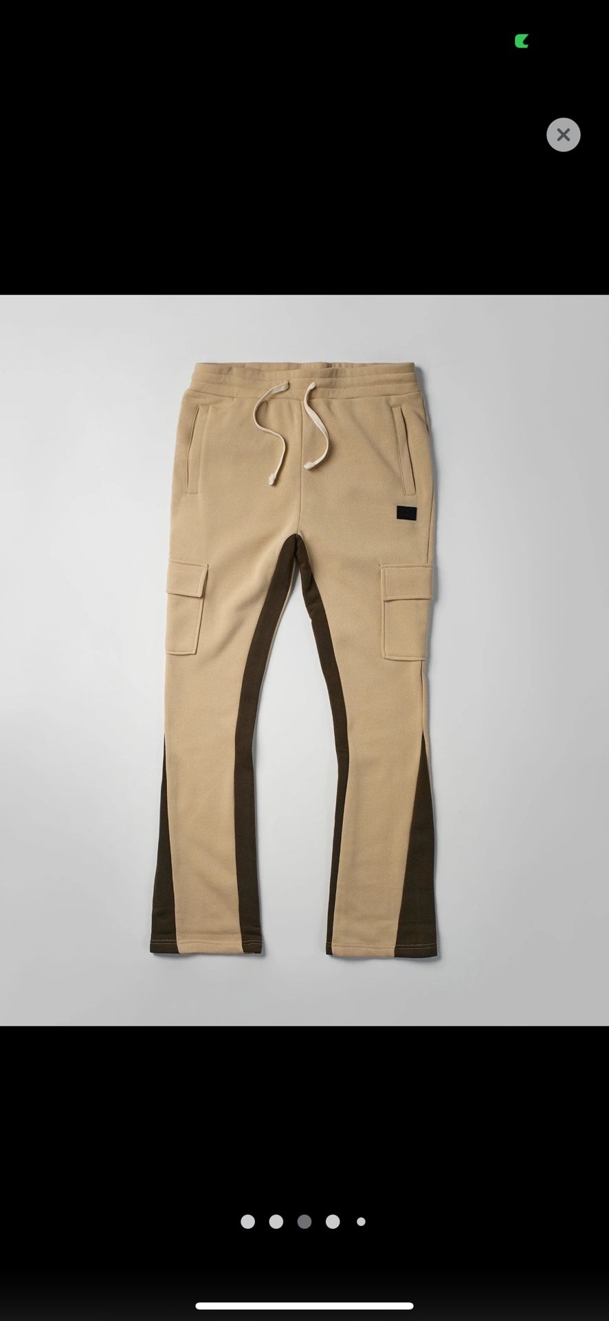 Flare Fleece Sweatpants - Beige