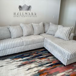 (6 Colors) NEW Fluffy Sectional Couches