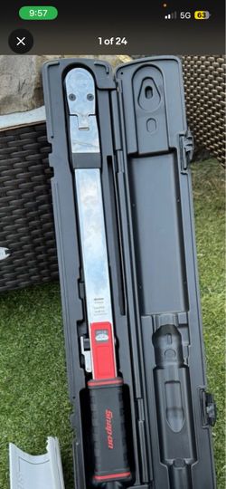 SNAP-ON TORQUE WRENCH TQSG3F250 40-250 FT LB.