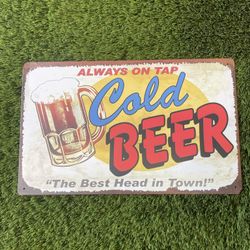 A Cold Beer Sign
