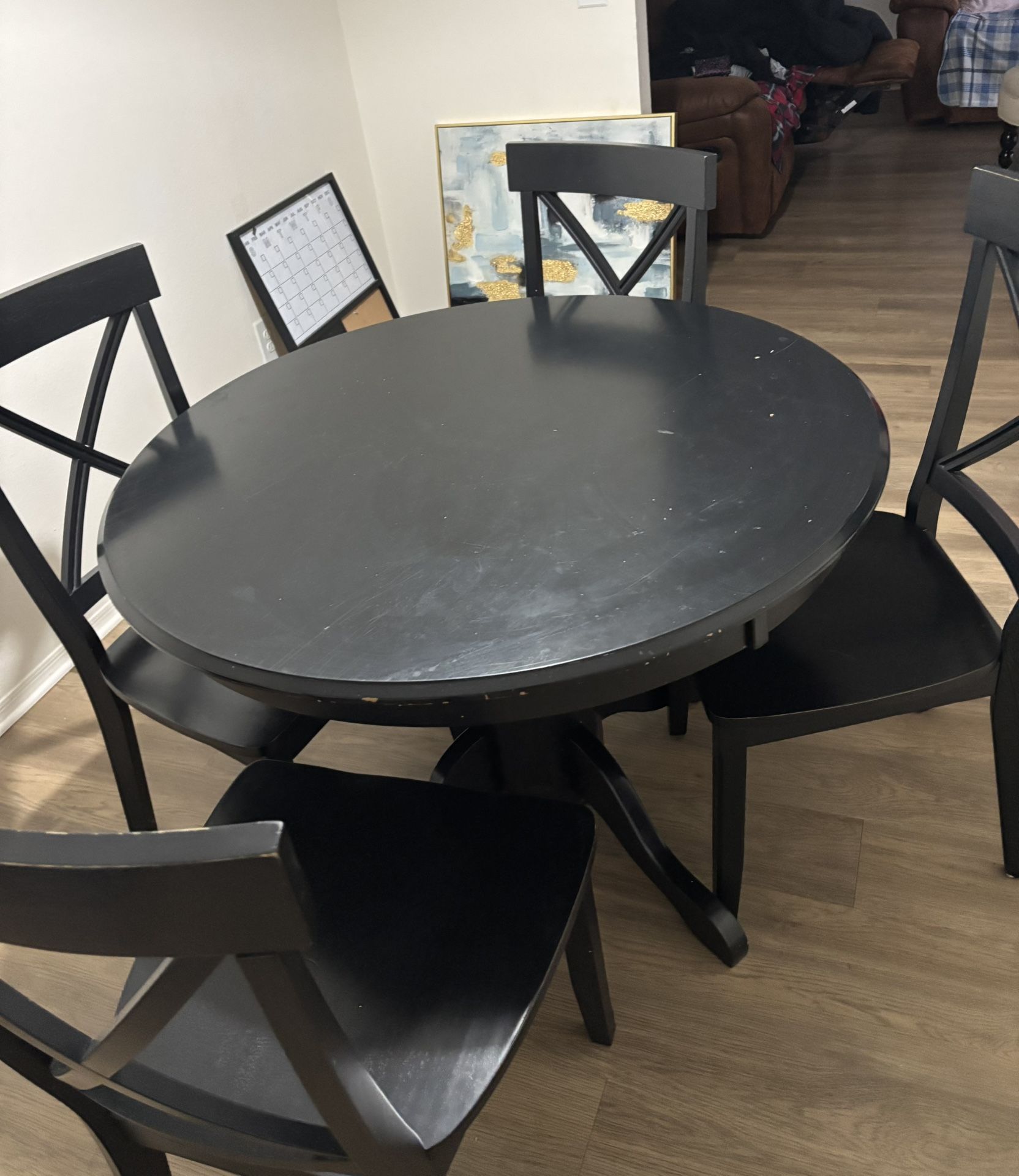 Black Dining Table 