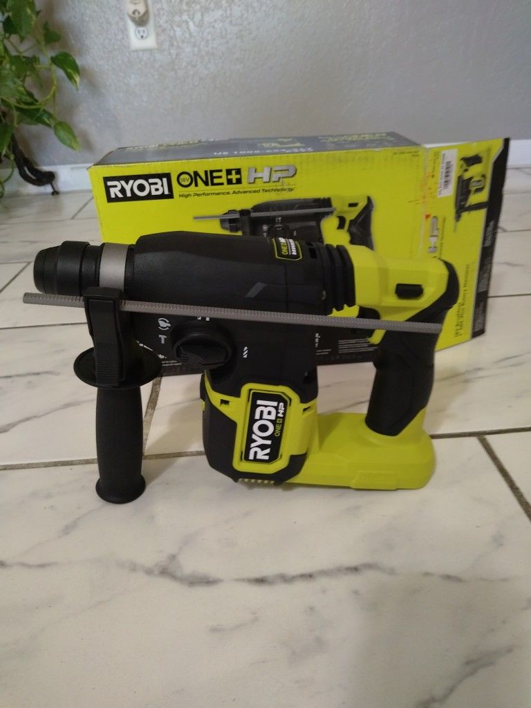 Ryobi 18v 1" Rotary Hammer Tool Only Solo La Herramienta