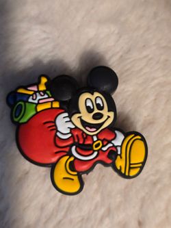 Mickey Mouse Santa Focal Beads