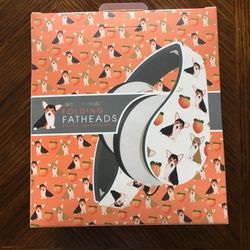 NWT folding fathead headphone