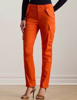 New Ralph Lauren Women's Cotton Sateen Cargo resort Pants Sz 6