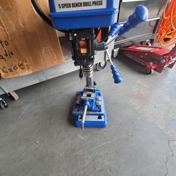 8" 5-Speed Drill Press with Worklight,