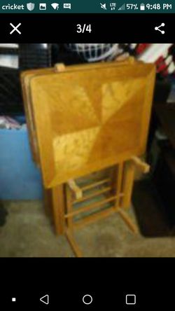 Pull out mini tray tables
