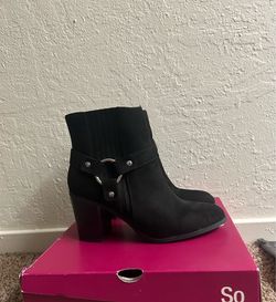 Women’s black ankle boots
