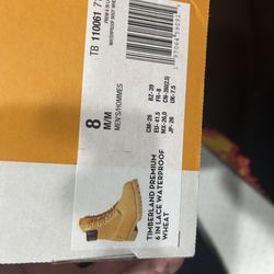 New timberland boots , worn once 