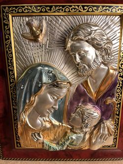 Vintage Rare Creazioni Artistiche Made In Italy 925 Gold Leaf