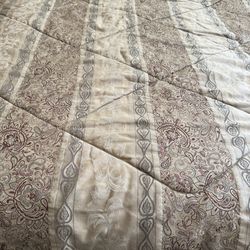 King size jacquard comforter set