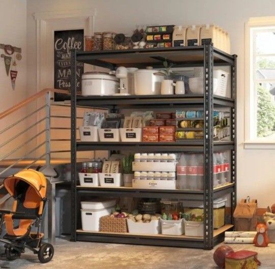 Brand New In Box 5 Tier Heavy Duty Garage Shelves 36"×72"×16" Holds Upto 2000lbs