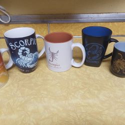 5 Scorpio Astrology Ceramic Mugs