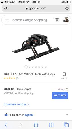 Fifth wheel trailer hitch
