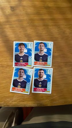 Scotland panini sticker team