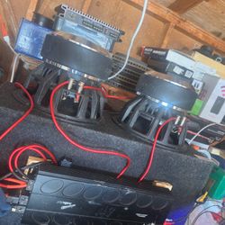 12” SPL Subwoofers & Amp Combo