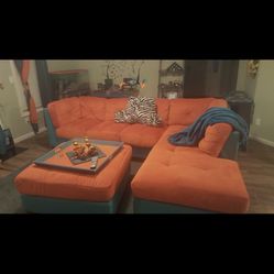 Couch & Ottoman & 2 Swivel Chairs $500